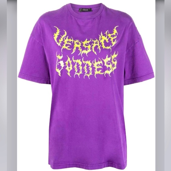 Versace Tops - 👑 Versace Goddess Distressed T-Shirt